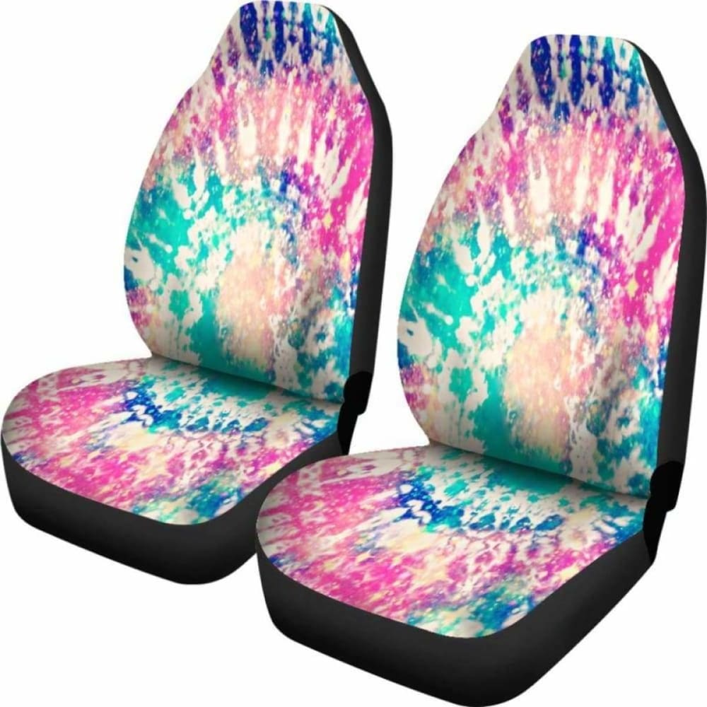 Tie Dye Pastel Car Seat Covers