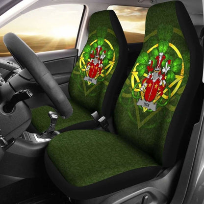 Dick \bIreland Car Seat Cover Celtic Shamrock ( Set Of Two)