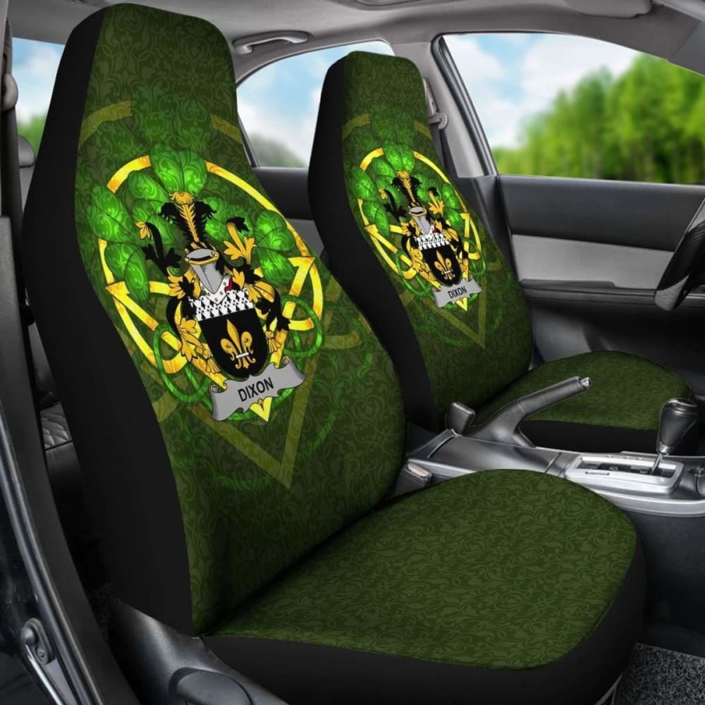 Dixon \bIreland Car Seat Cover Celtic Shamrock ( Set Of Two)