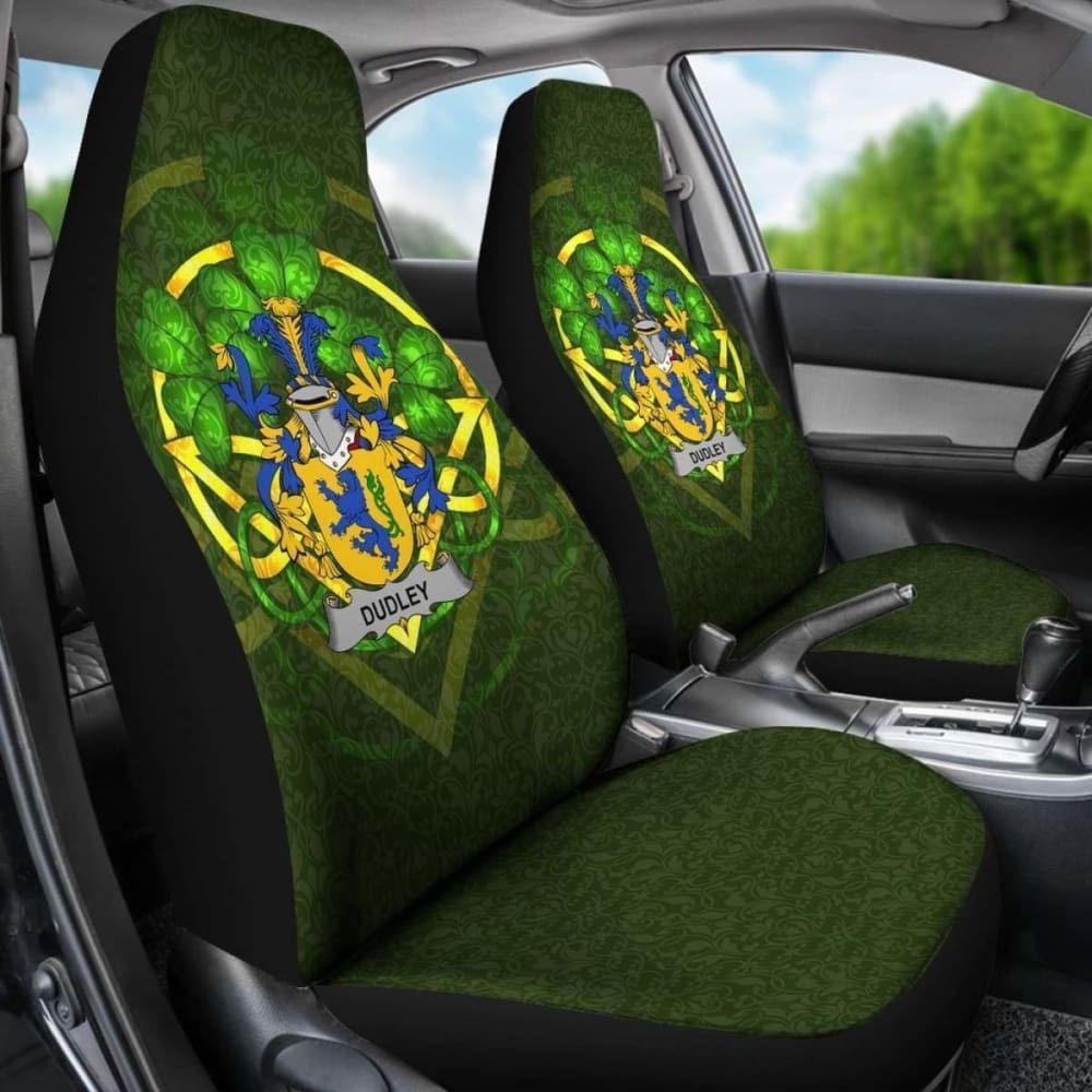 Dudley \bIreland Car Seat Cover Celtic Shamrock ( Set Of Two)