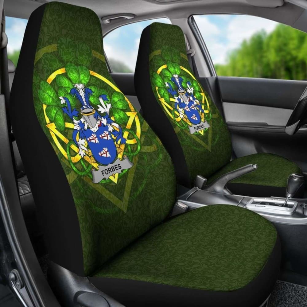 Forbes \bIreland Car Seat Cover Celtic Shamrock ( Set Of Two)