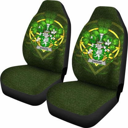 Dargan Or Mcdeargan \bIreland Car Seat Cover Celtic Shamrock ( Set Of Two)