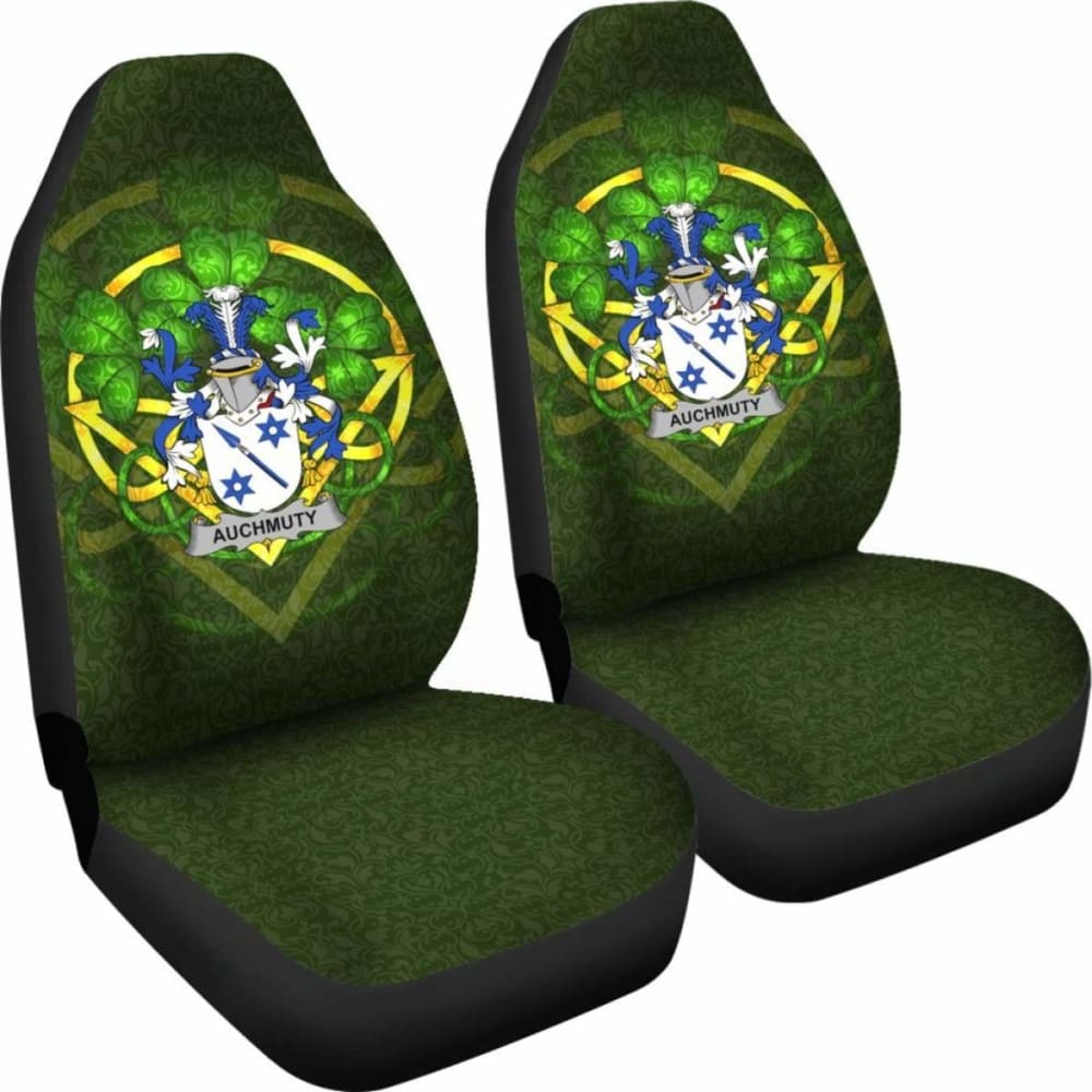 Auchmuty \bIreland Car Seat Cover Celtic Shamrock ( Set Of Two)