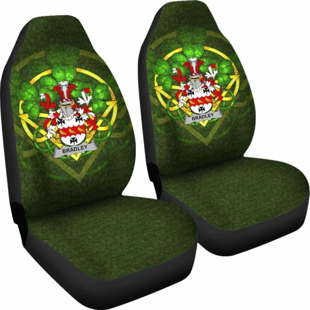 Bradley \bIreland Car Seat Cover Celtic Shamrock ( Set Of Two)