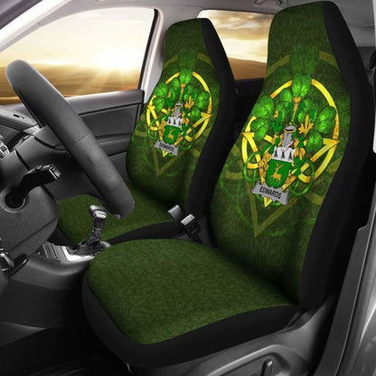 Edwards \bIreland Car Seat Cover Celtic Shamrock ( Set Of Two)