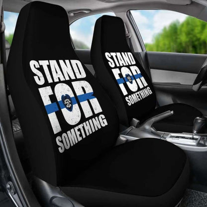 Stand For Something Police Car Seat Covers Amazing Gift
