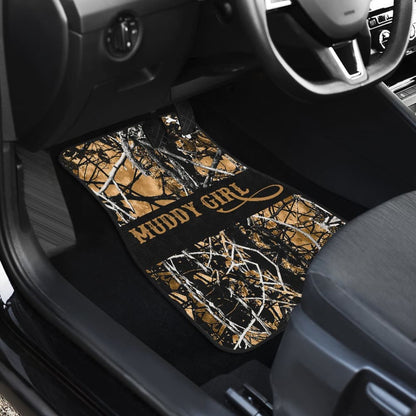 Outshine Camouflage Muddy Girl Car Floor Mats