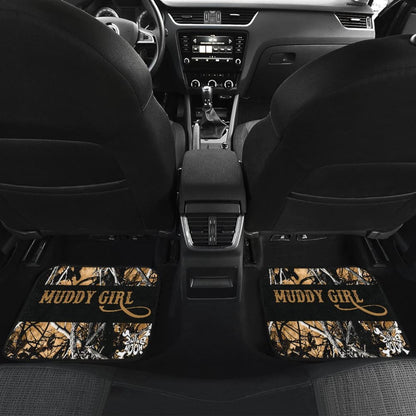 Outshine Camouflage Muddy Girl Car Floor Mats