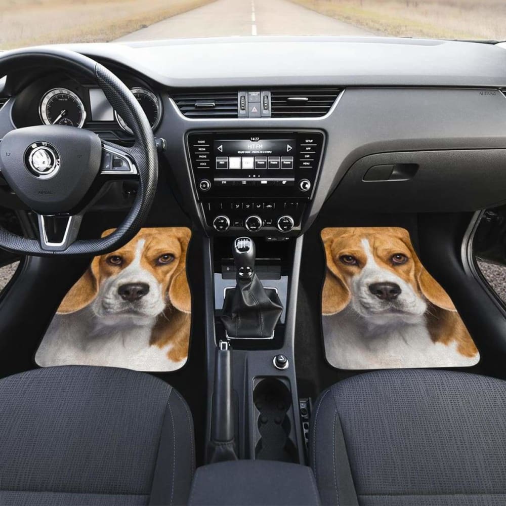 Beagle Dog Car Floor Mats Beagle Face