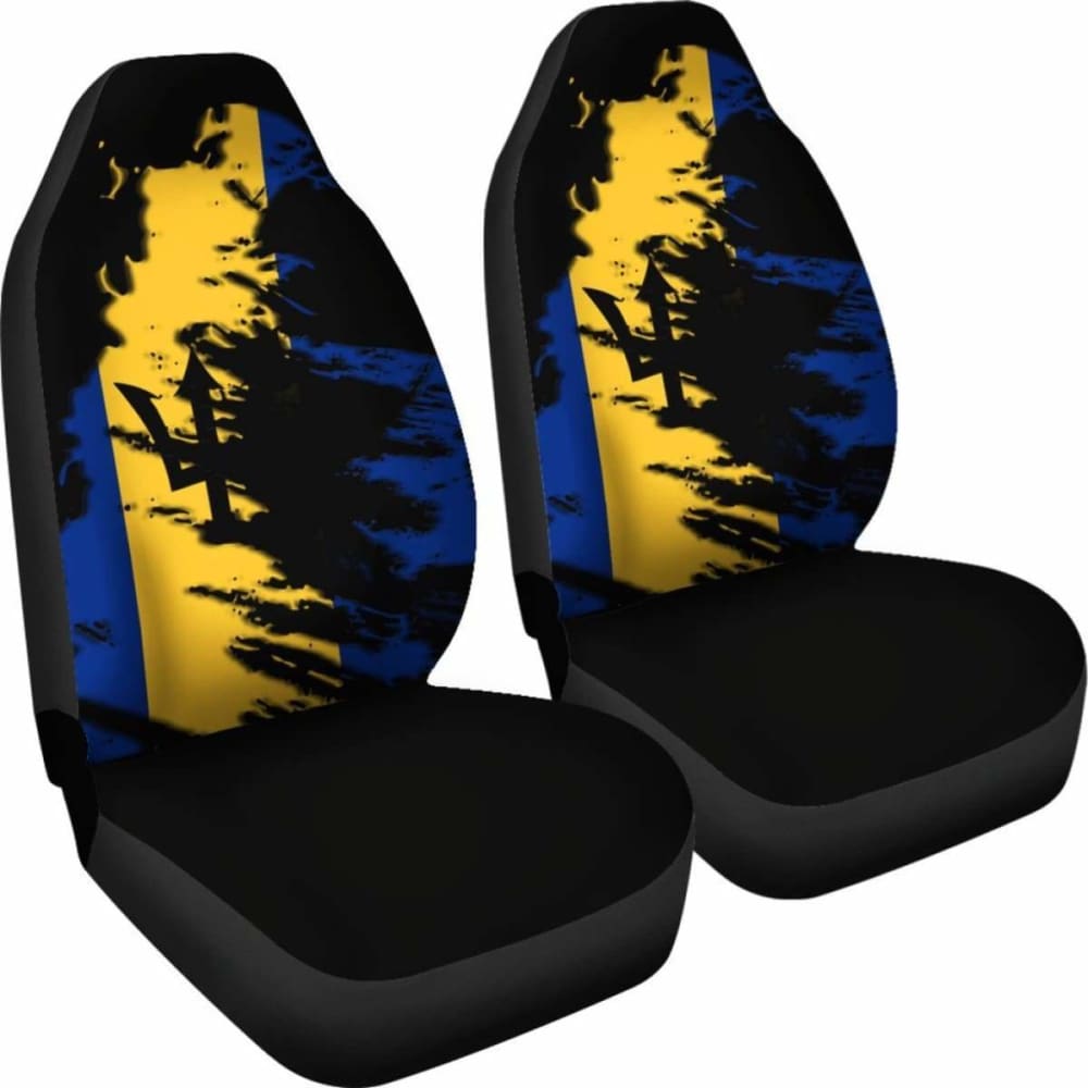 Barbados Flag Painting Car Seat Cover