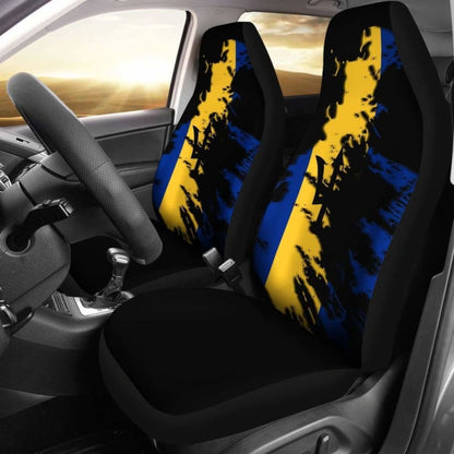Barbados Flag Painting Car Seat Cover