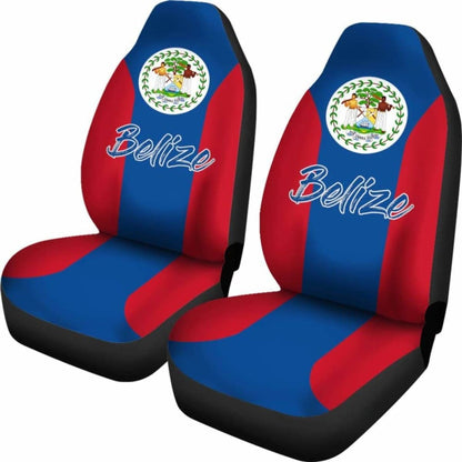Belize Car Seat Covers - Belizean Flag