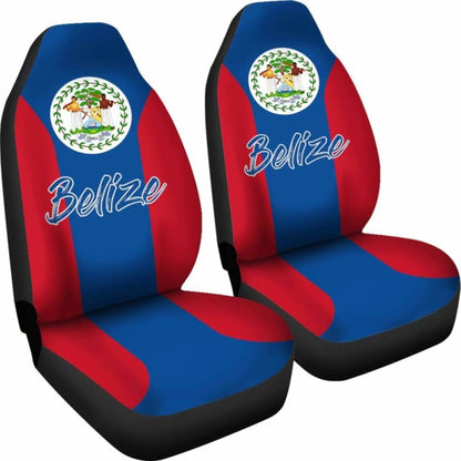 Belize Car Seat Covers - Belizean Flag