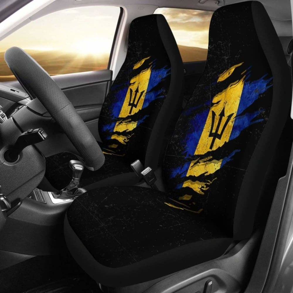 Barbados In Me Car Seat Covers - Special Grunge Style