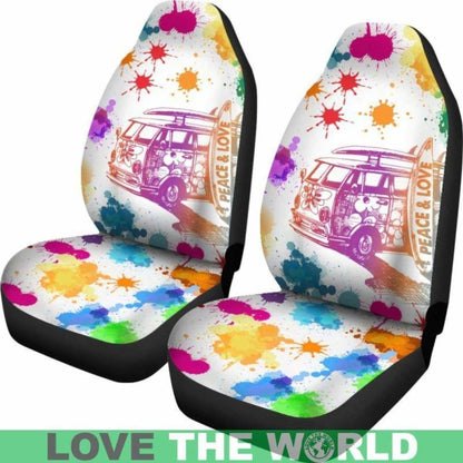 Peace And Love Car Seat Covers