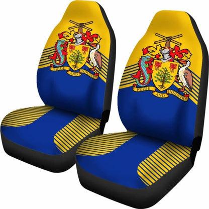 Barbados Coat Of Arms Car Seat Covers