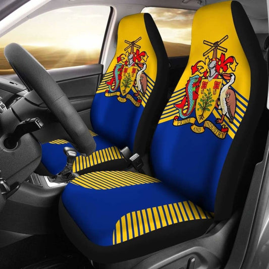 Barbados Coat Of Arms Car Seat Covers