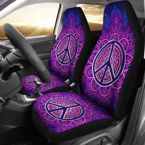 Peace & Love Car Seat Covers