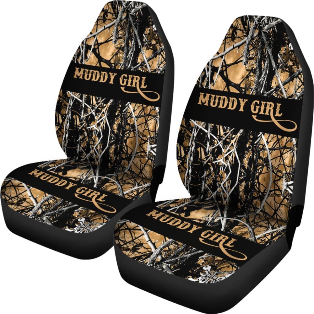 Outshine Camouflage Muddy Girl Car Seat Covers