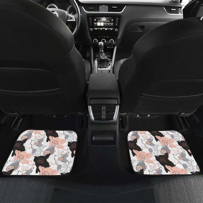 Pig Pattern Print Design  Front And Back Car Mats