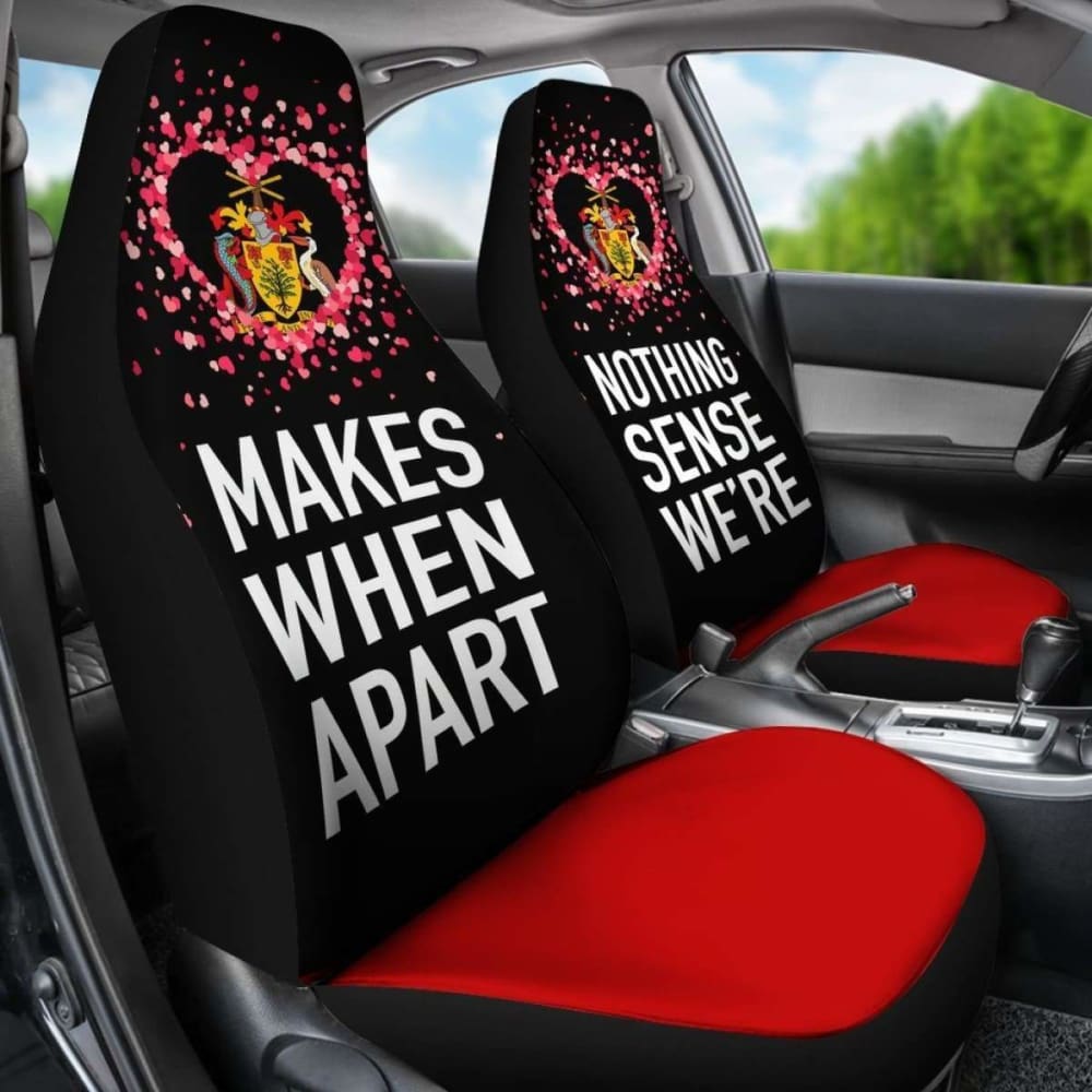 Barbados Car Seat Covers Couple Valentine Nothing Make Sense (Set Of Two)