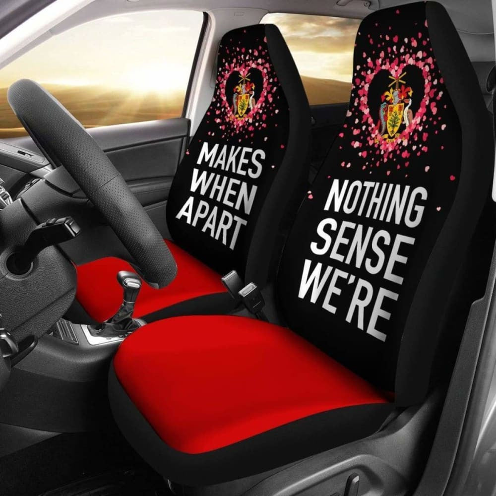 Barbados Car Seat Covers Couple Valentine Nothing Make Sense (Set Of Two)