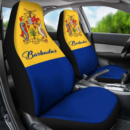 Barbados Coat Of Arms Car Seat Covers