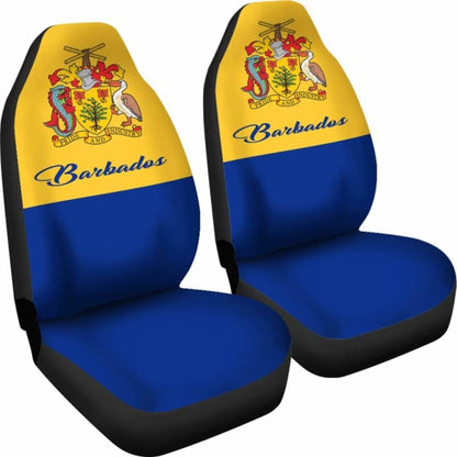Barbados Coat Of Arms Car Seat Covers