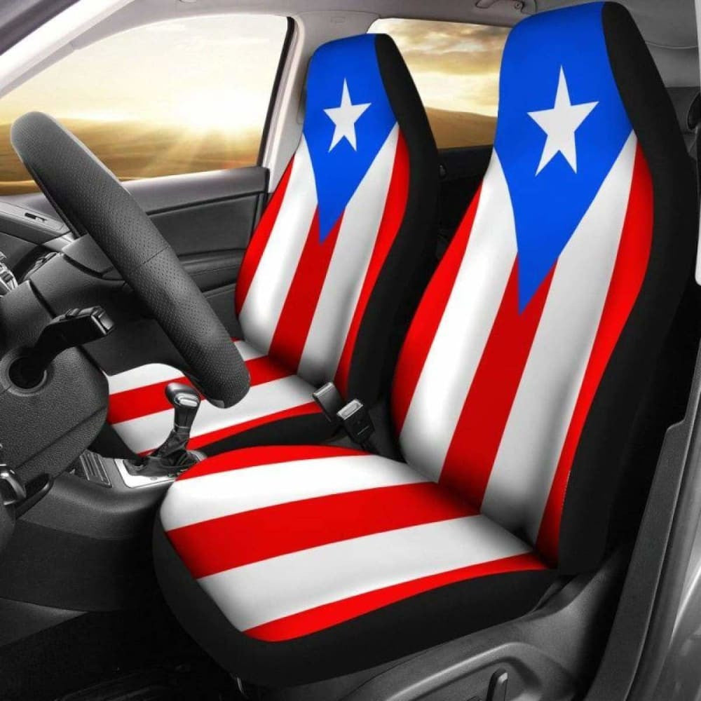 Puerto Rico Flag Car Seat Covers -