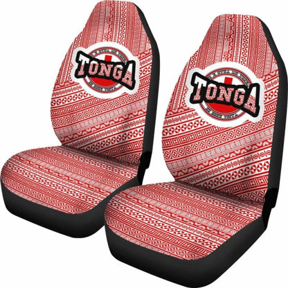 Tonga Car Seat Cover Tonga Flag And Tapa Pattern