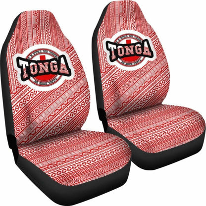 Tonga Car Seat Cover Tonga Flag And Tapa Pattern