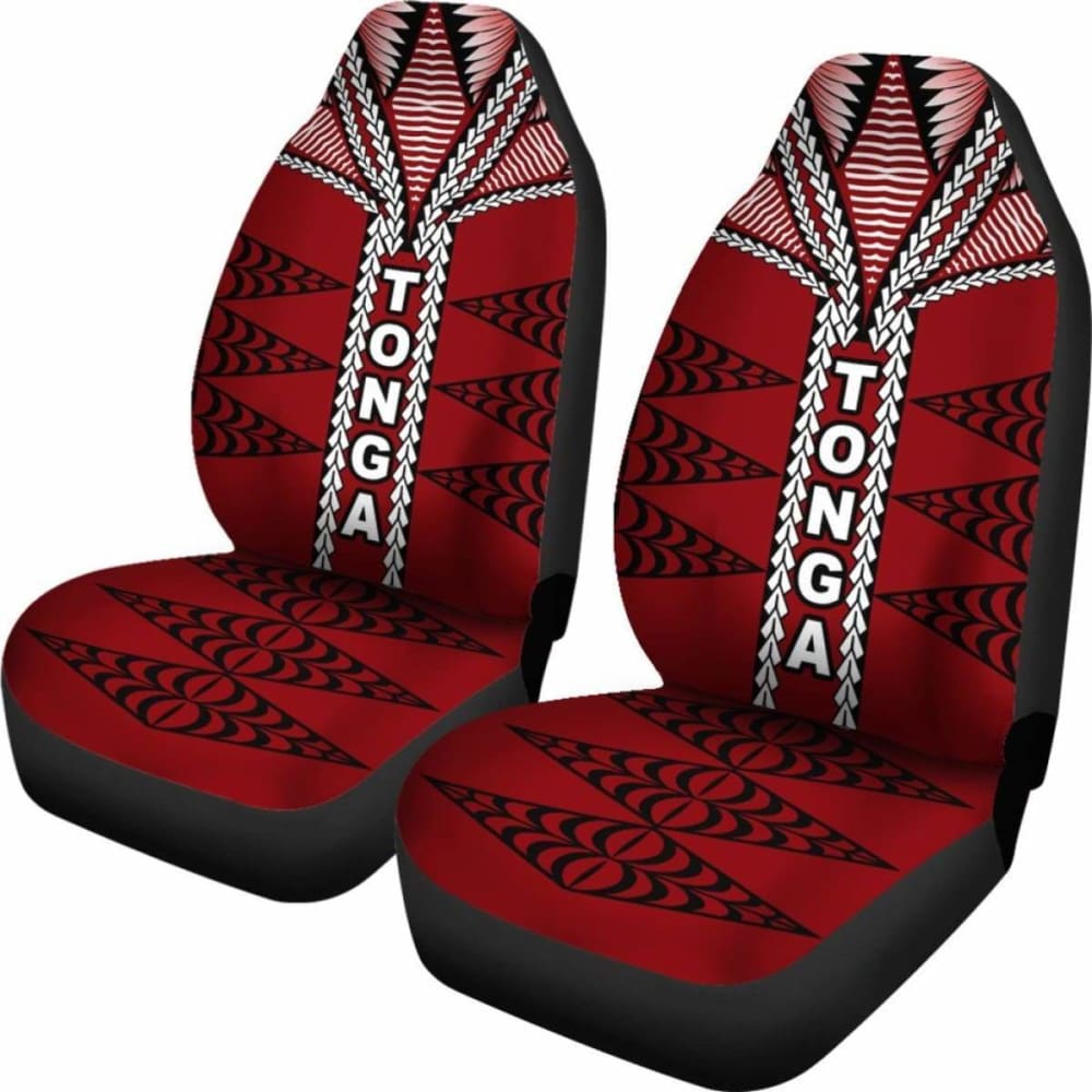 Tonga Polynesian Car Seat Covers - Tongan Ngatu Pattern -