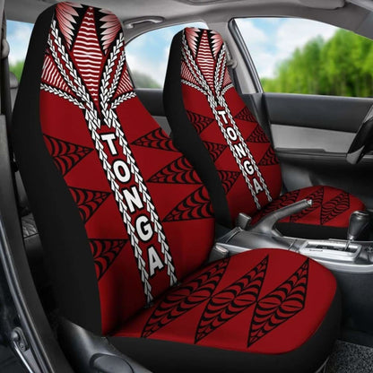 Tonga Polynesian Car Seat Covers - Tongan Ngatu Pattern -
