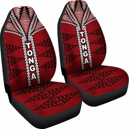 Tonga Polynesian Car Seat Covers - Tongan Ngatu Pattern -