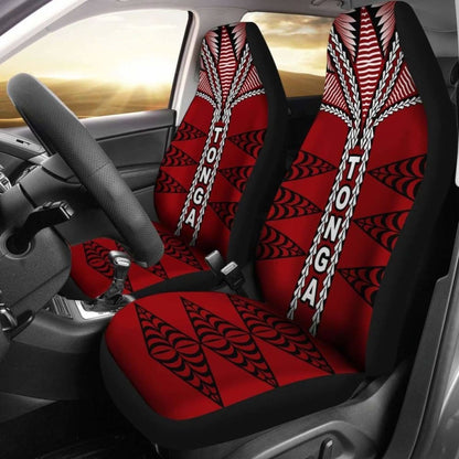 Tonga Polynesian Car Seat Covers - Tongan Ngatu Pattern -