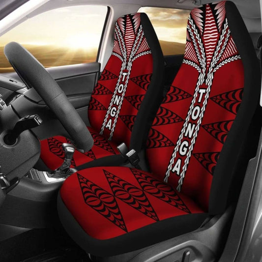 Tonga Polynesian Car Seat Covers - Tongan Ngatu Pattern -