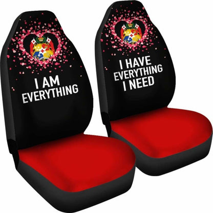 Tonga Car Seat Covers Couple Valentine Everthing I Need (Set Of Two)