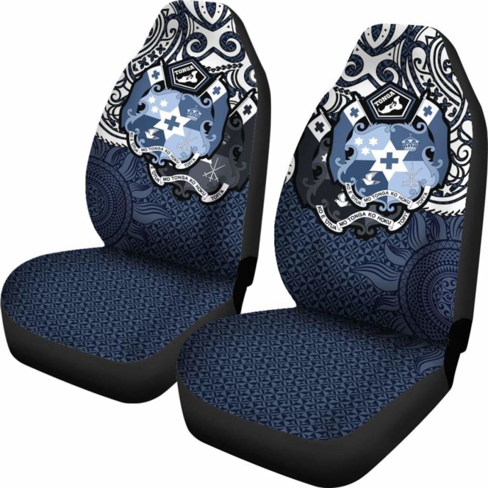 Tonga Polynesian Car Seat Covers - Tongan Pride (Blue) -