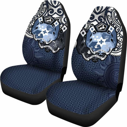 Tonga Polynesian Car Seat Covers - Tongan Pride (Blue) -