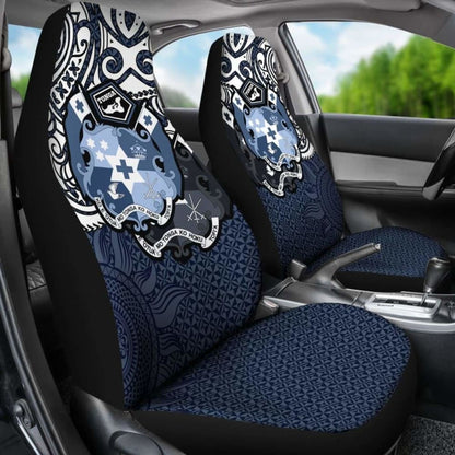 Tonga Polynesian Car Seat Covers - Tongan Pride (Blue) -