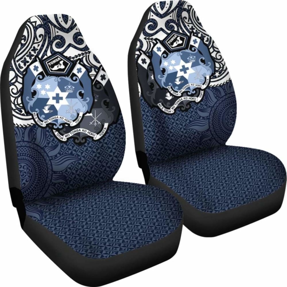 Tonga Polynesian Car Seat Covers - Tongan Pride (Blue) -