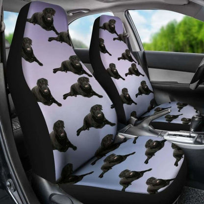 Black Lab Car Seat Cover