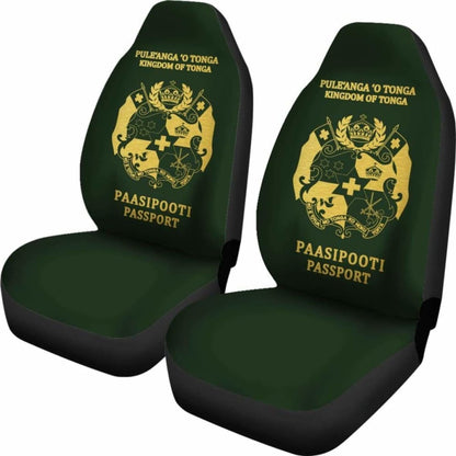 Tonga Car Seat Covers - Pule'Anga 'O Tonga Kingdom Of Tonga Paasipooti Passport -