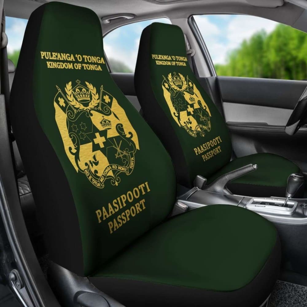 Tonga Car Seat Covers - Pule'Anga 'O Tonga Kingdom Of Tonga Paasipooti Passport -