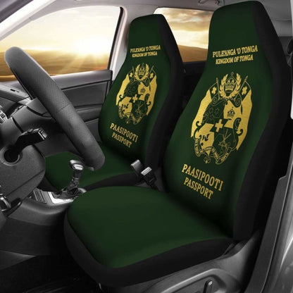 Tonga Car Seat Covers - Pule'Anga 'O Tonga Kingdom Of Tonga Paasipooti Passport -