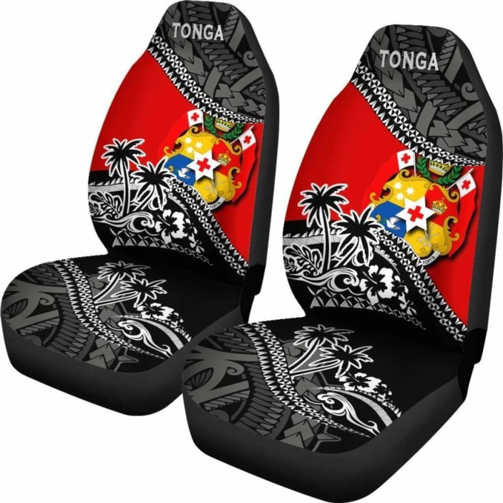 Tonga Car Seat Covers - Tonga Coat Of Arms Fall In The Wave -