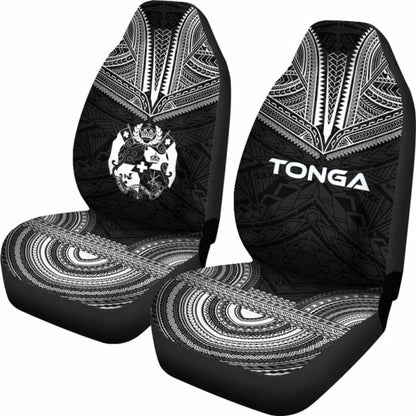 Tonga Polynesian Chief Car Seat Cover Black Version