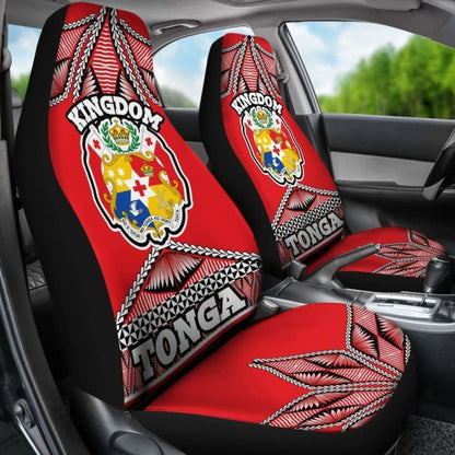 Tonga Polynesian Car Seat Covers Coat Of Arms