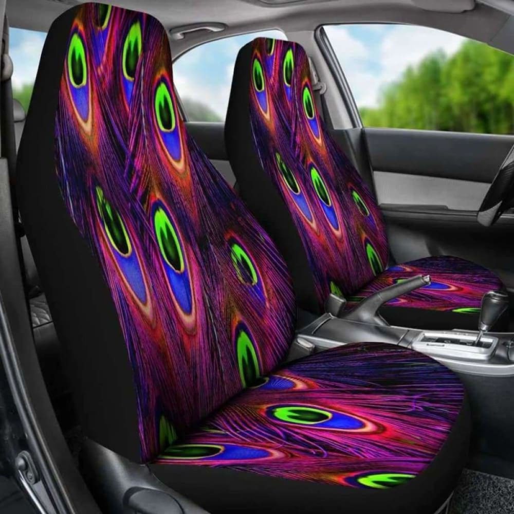 Peacock Feathers Car Seat Covers