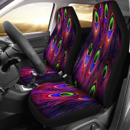 Peacock Feathers Car Seat Covers
